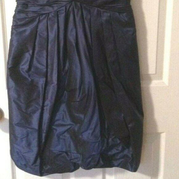 SALE Luxe Runway Dress BADGLEY MISCHKA Silk Embelished Eyecatching Designer $699 - Picture 5 of 7